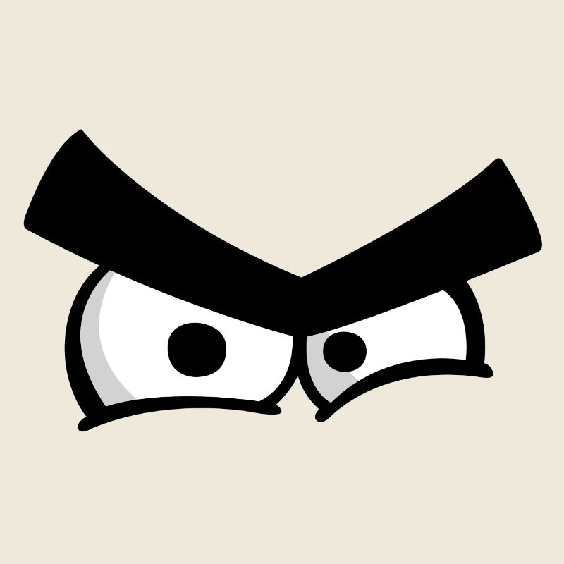Angry eyes