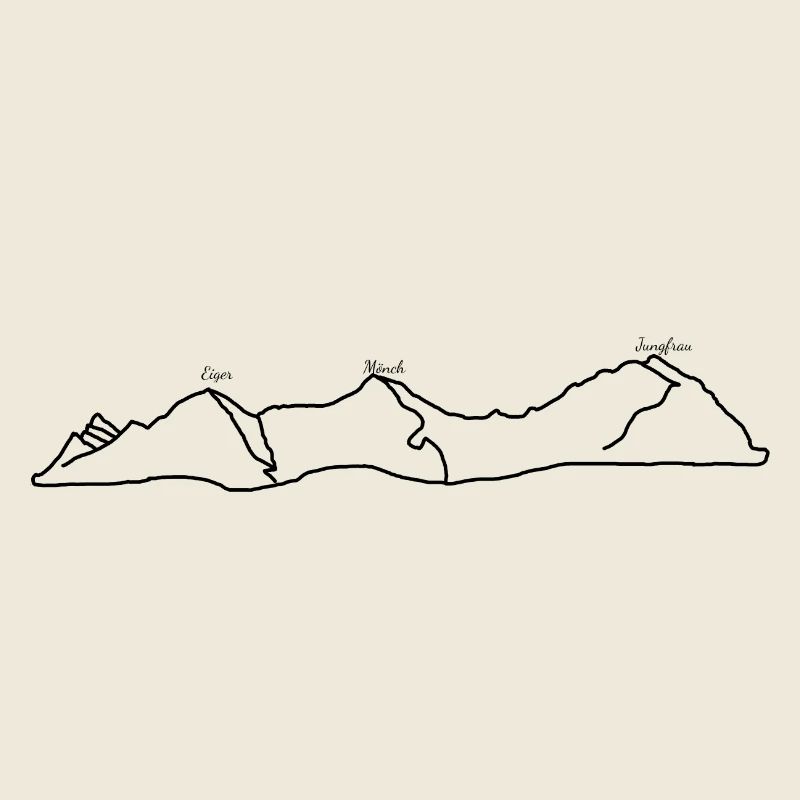 Eiger, moine et vierge