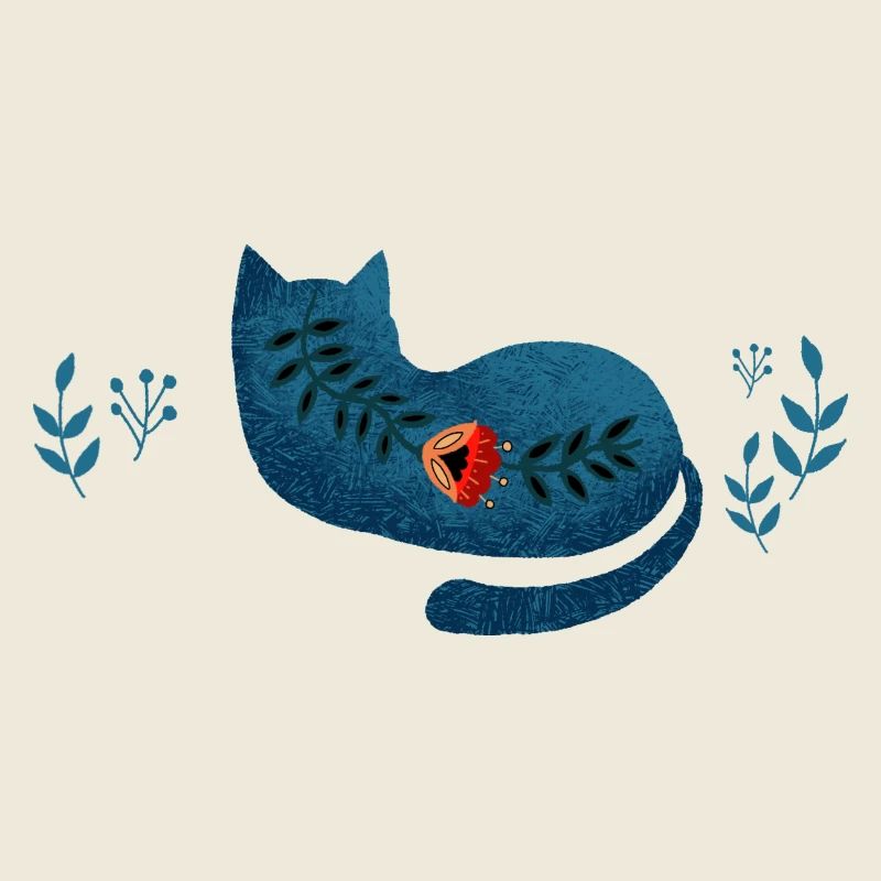 Blaue Katze, Blaue Katze