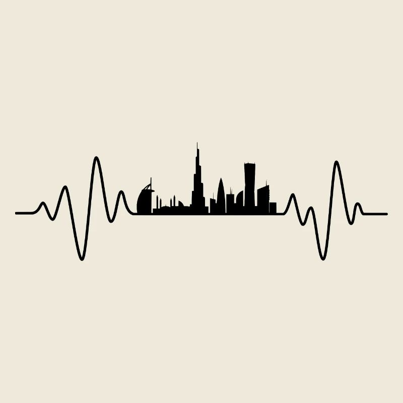 Dubai Herzschlag Skyline Dubai