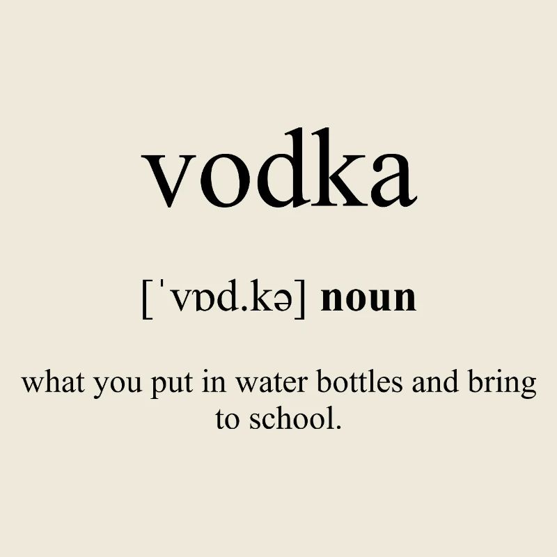 Vodka (Wodka) Definition Dictionary