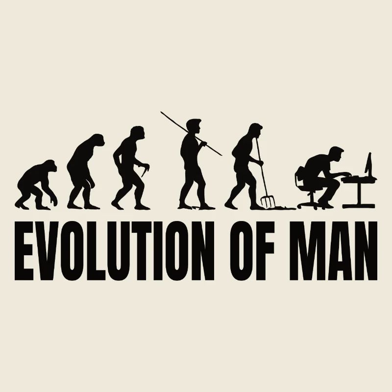 Programmierer Computerfreak Evolution
