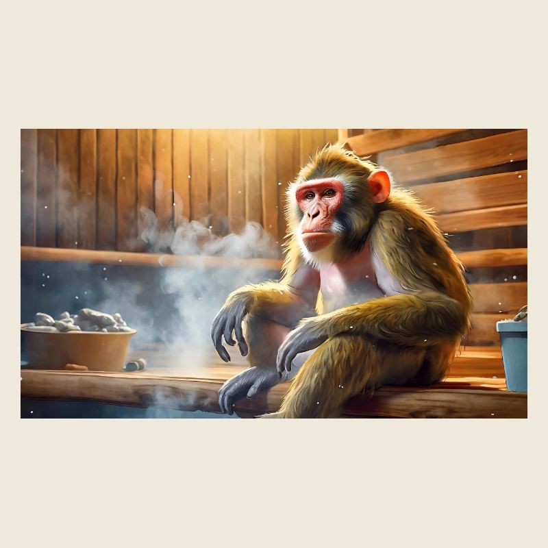 Pun ambiguous expression – Affenhitze (heat)