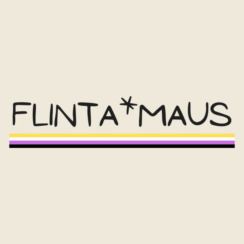 Flinta*Maus Logo non binary flag