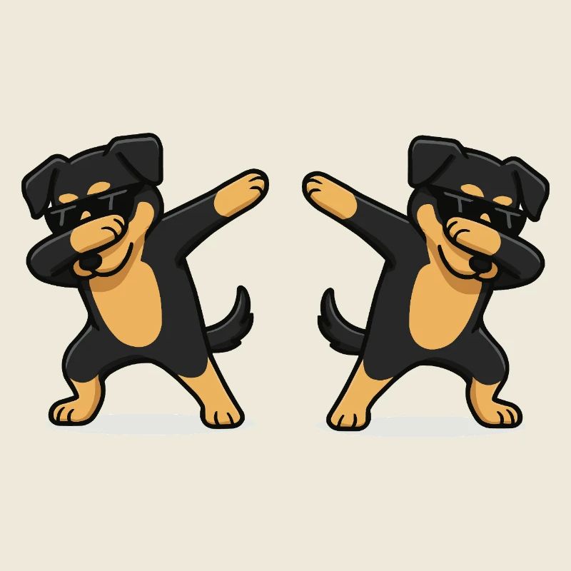 Bande dessinée pour chiens Dabbing 2