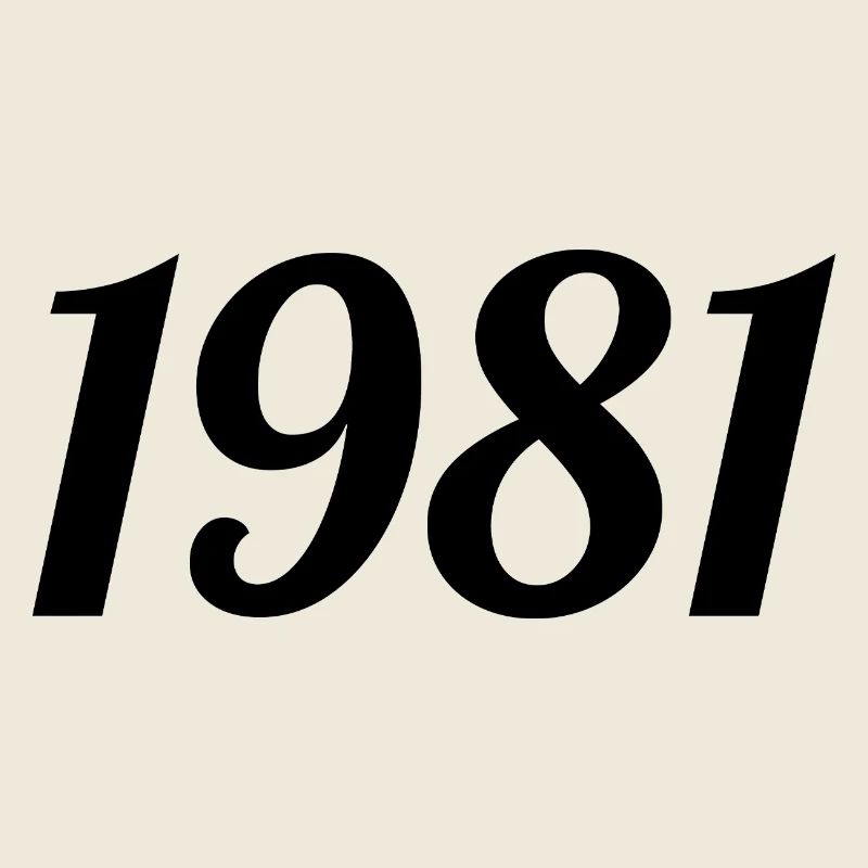 1981 Vintage 1981 Anniversaire Rétro 1981 Cadeau