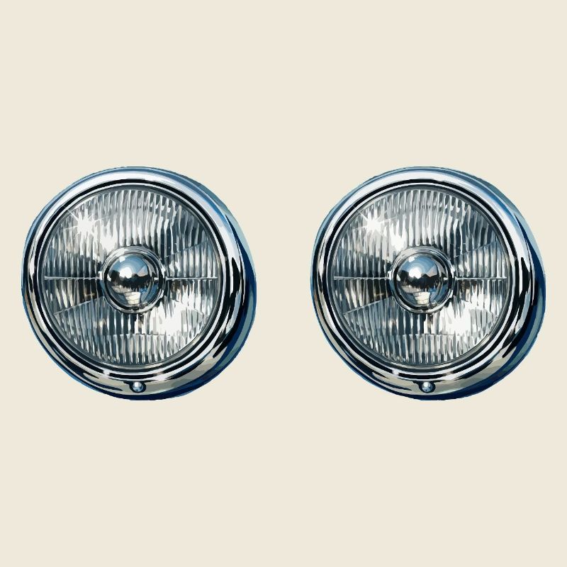 Double Headlight Reflections