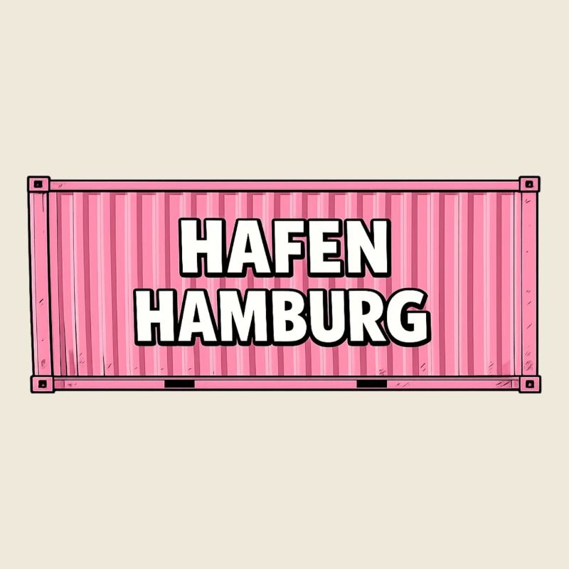 Hafen Hamburg Pink Container