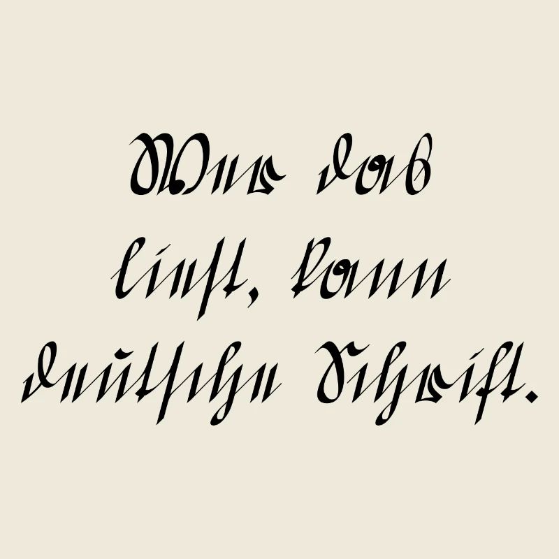 German writing