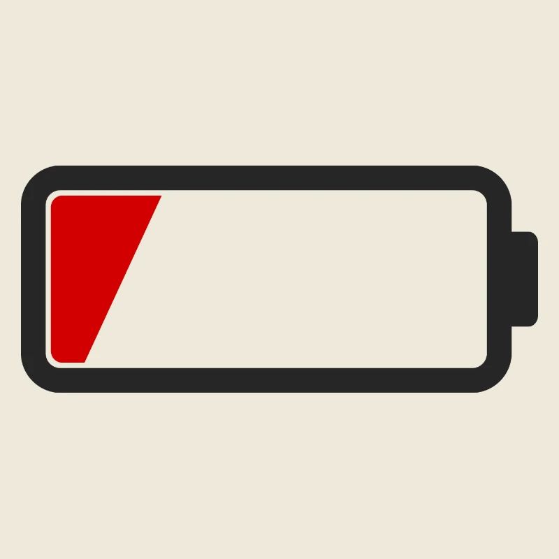 Batterie vide