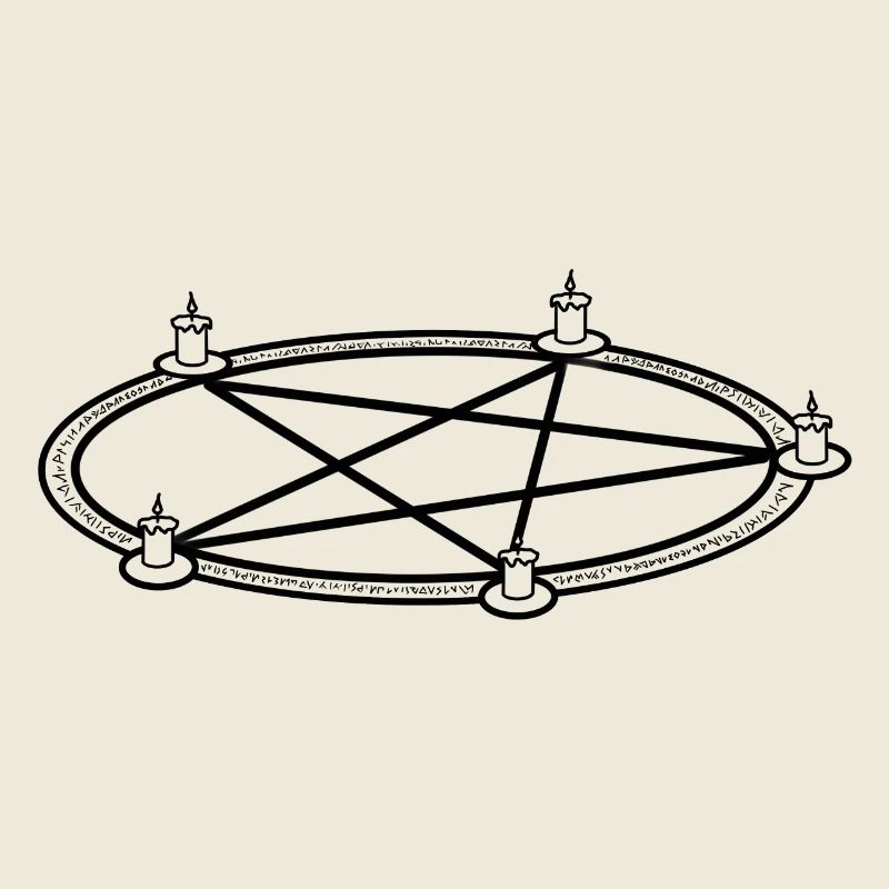 | d’évocation Cercle d’invocation | Pentagramme