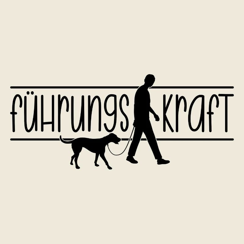 Führungskraft Mann Hund Gassi gehen Herrchen