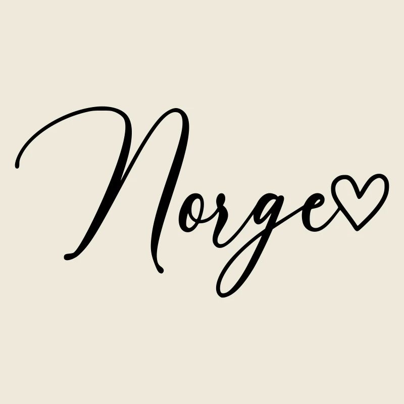 Norge Norwegen Schrift