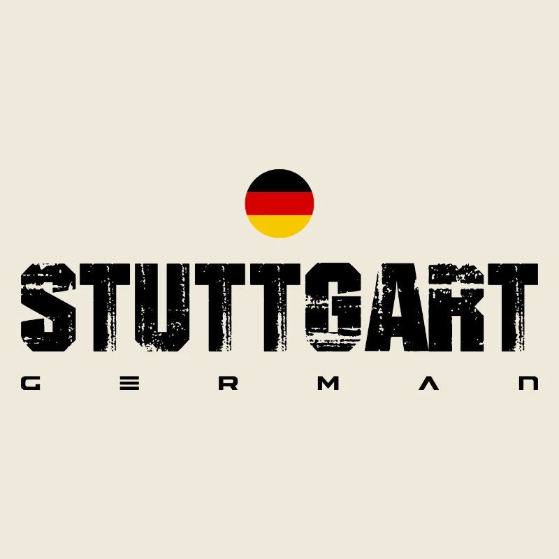 German Flag Circle Emblem