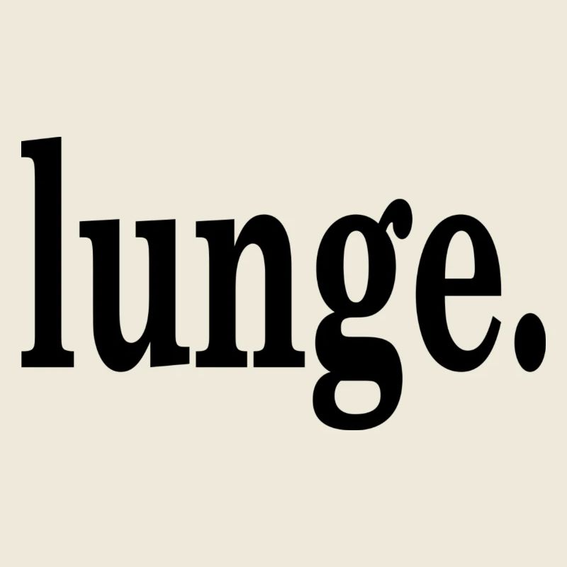 lunge.