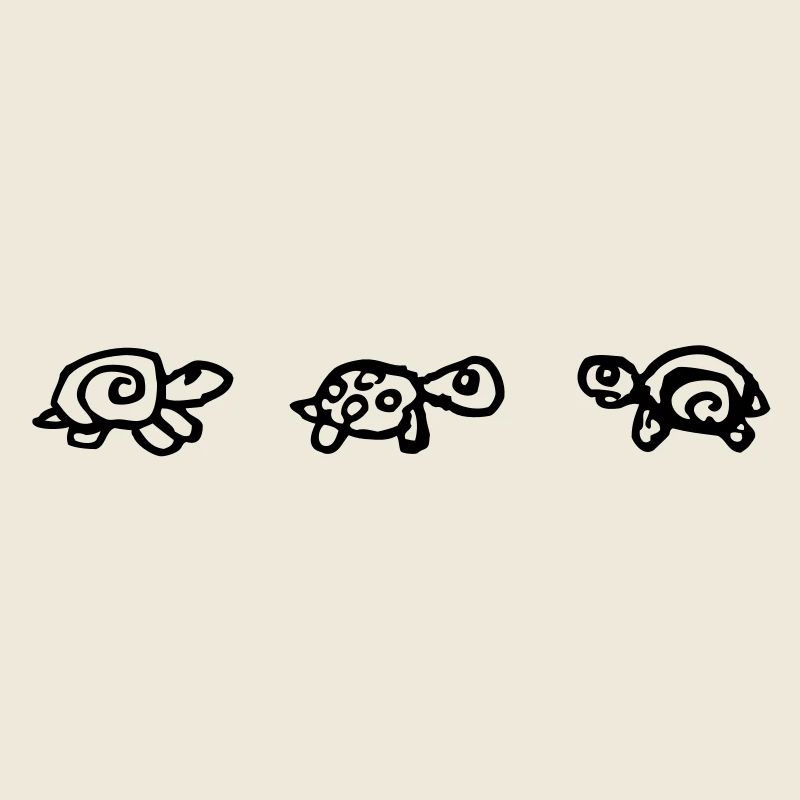 3 tortues