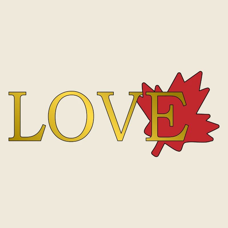 Amour Feuille d'érable du canada