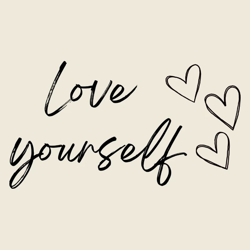 Love yourself (black text)