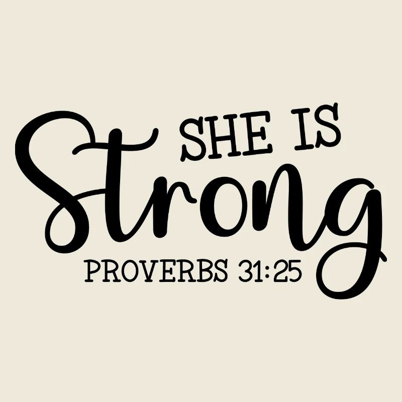 She's strong