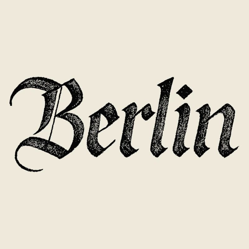 Berlin Gothic Script Vintage Black