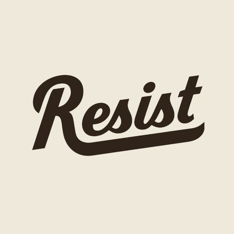 Résistez à la déclaration courageuse de lettres