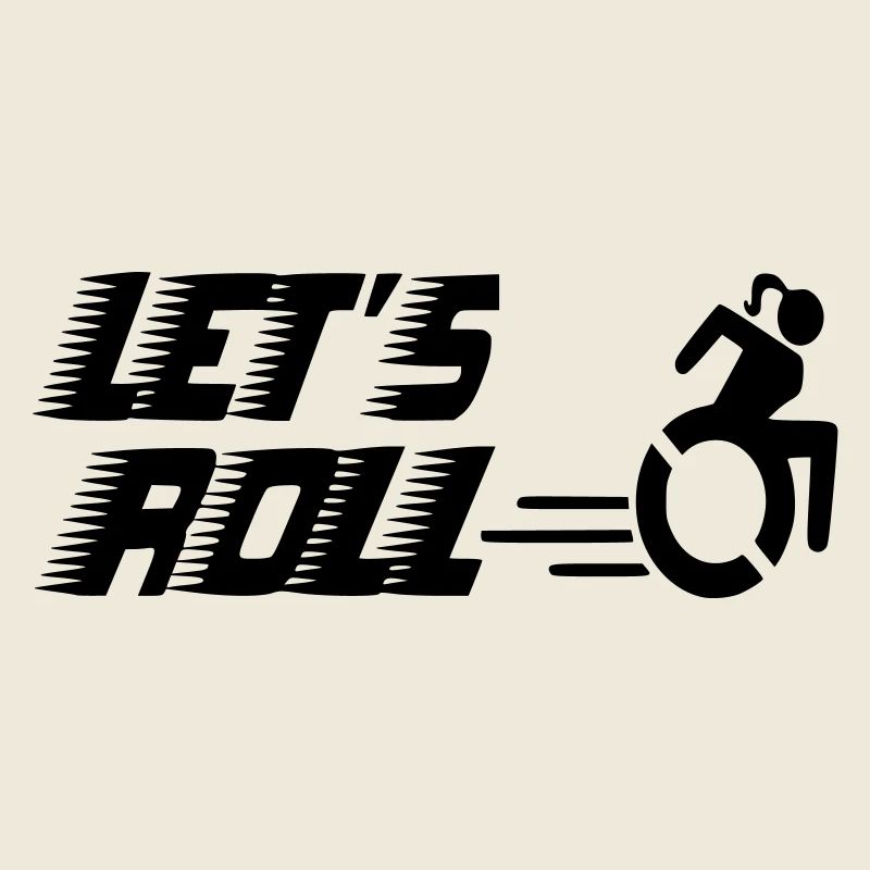 Auf geht's mit einer Rollstuhlfrau*