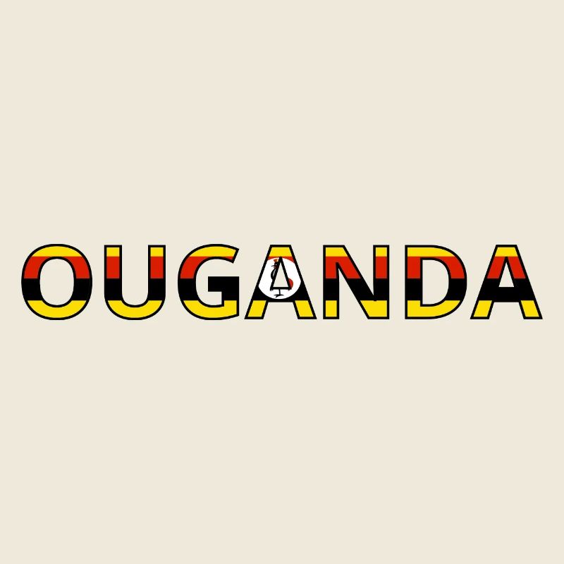 Uganda-Flagge