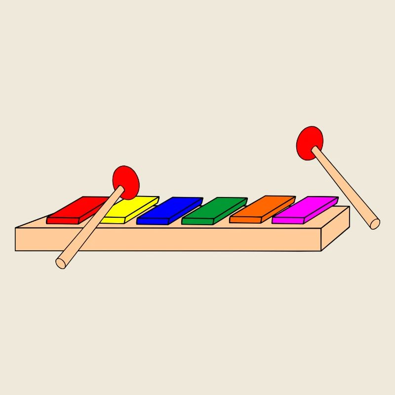 Trommeldreieck oder Tonxylophon
