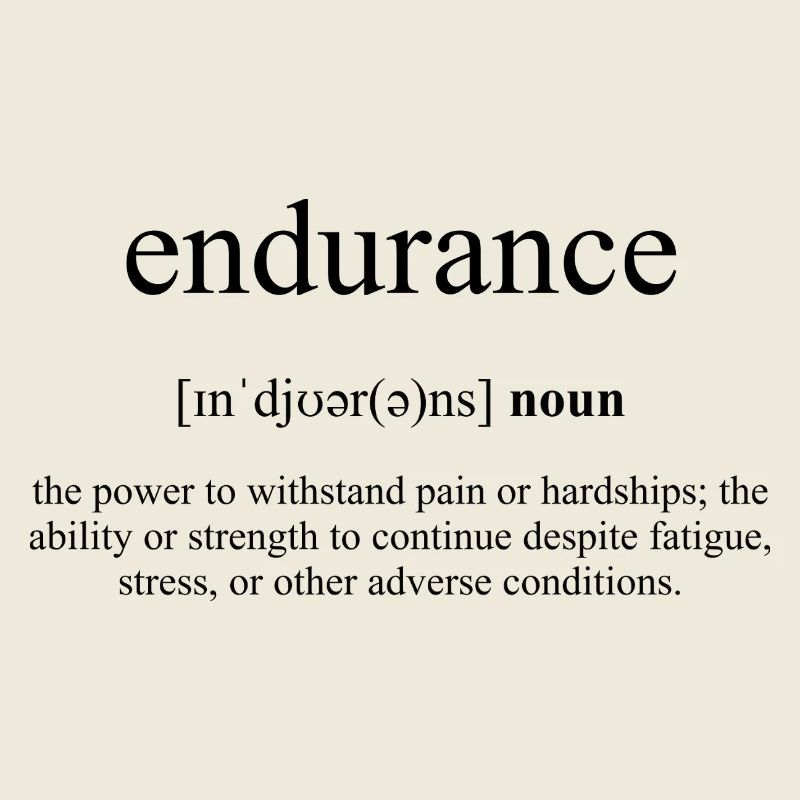 Endurance | Ausdauer Definition Dictionary