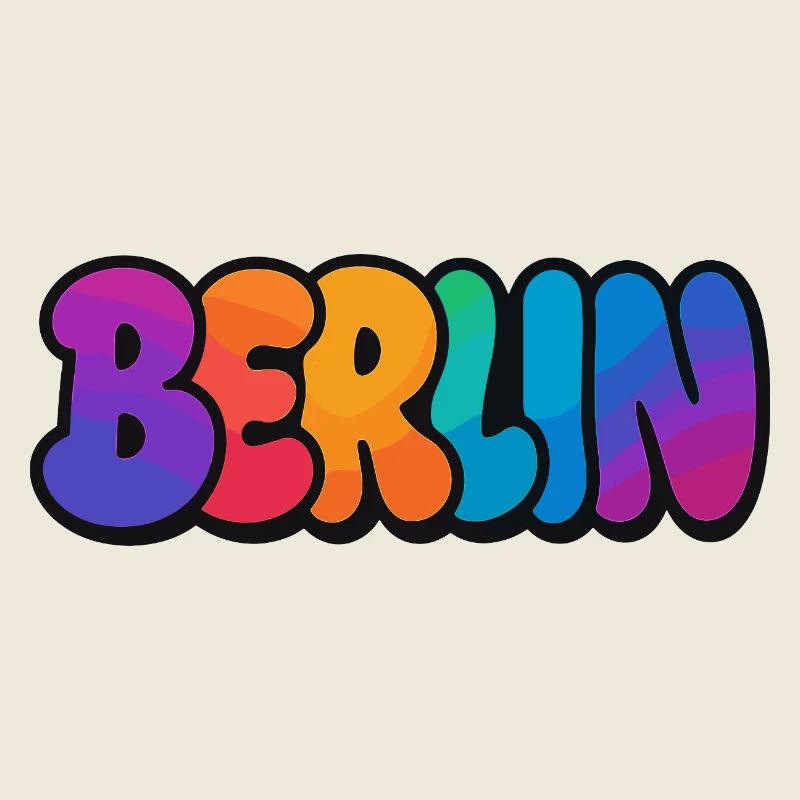 Berlin Graffiti Coloré
