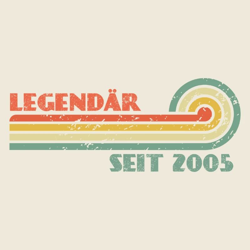 21. Geburtstag Legendär Seit 2005 Geschenk