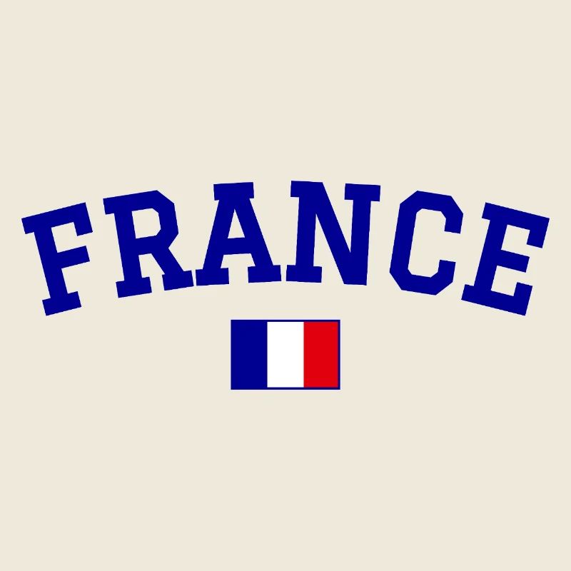 France Flag Design Blue