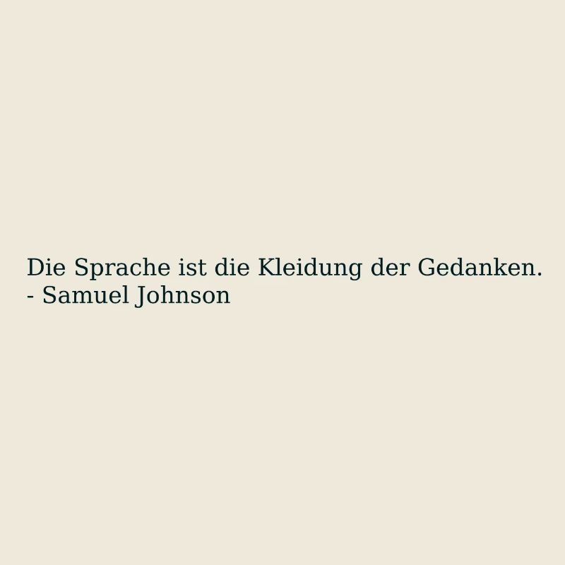 Sprachen Zitat