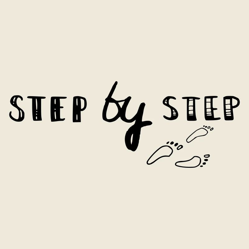 step by step