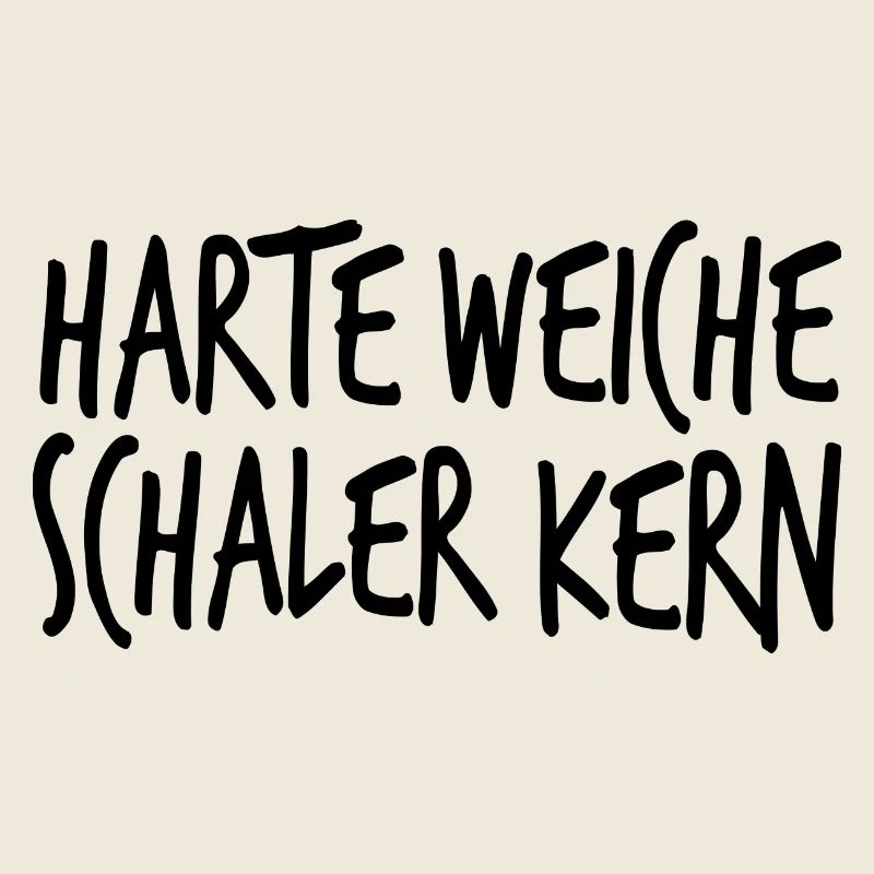 Harte Weiche Schaler Kern