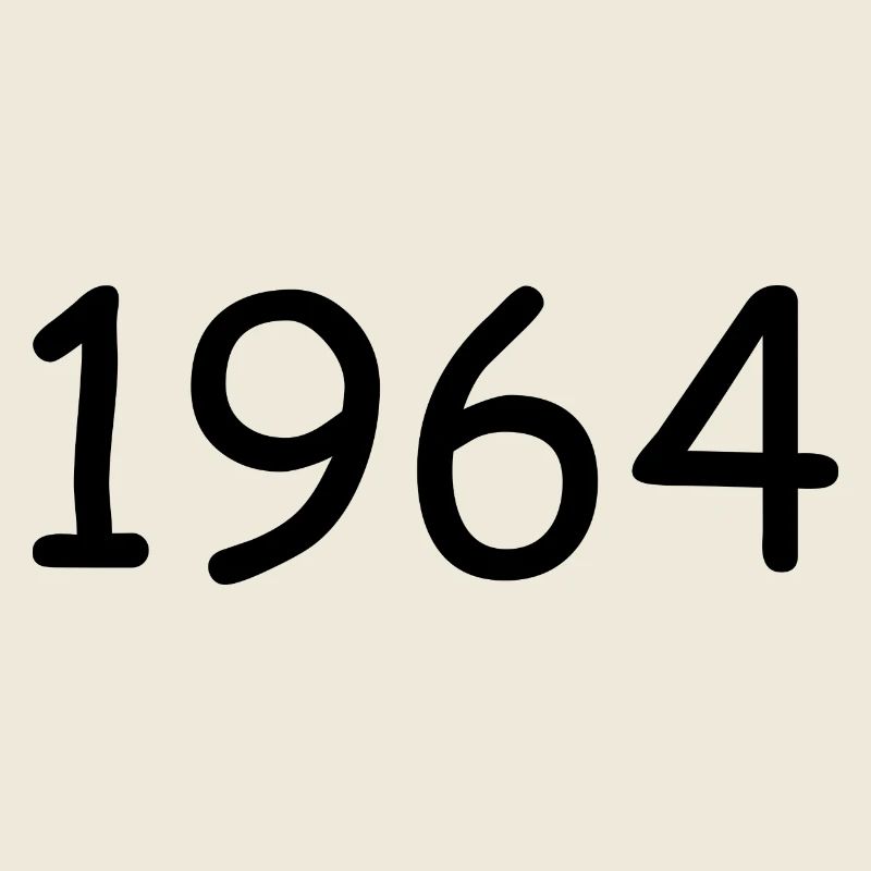1964 60.Geburtstag Vorlage personalisieren