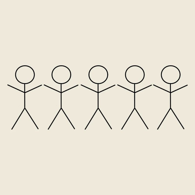 5 Stickman / Strichmännchen