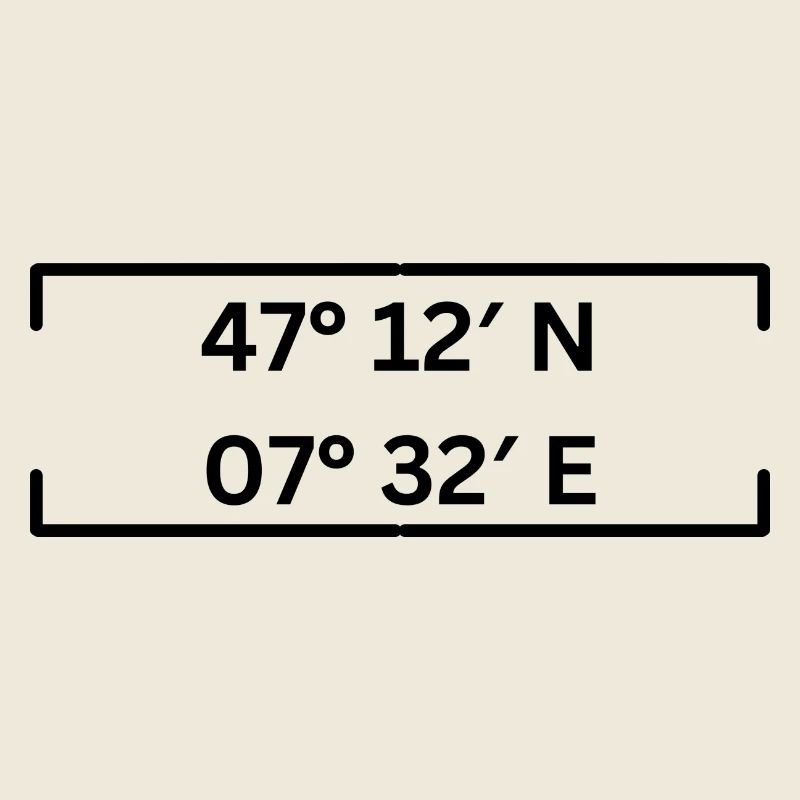 Coordinates Solothurn Minimalist