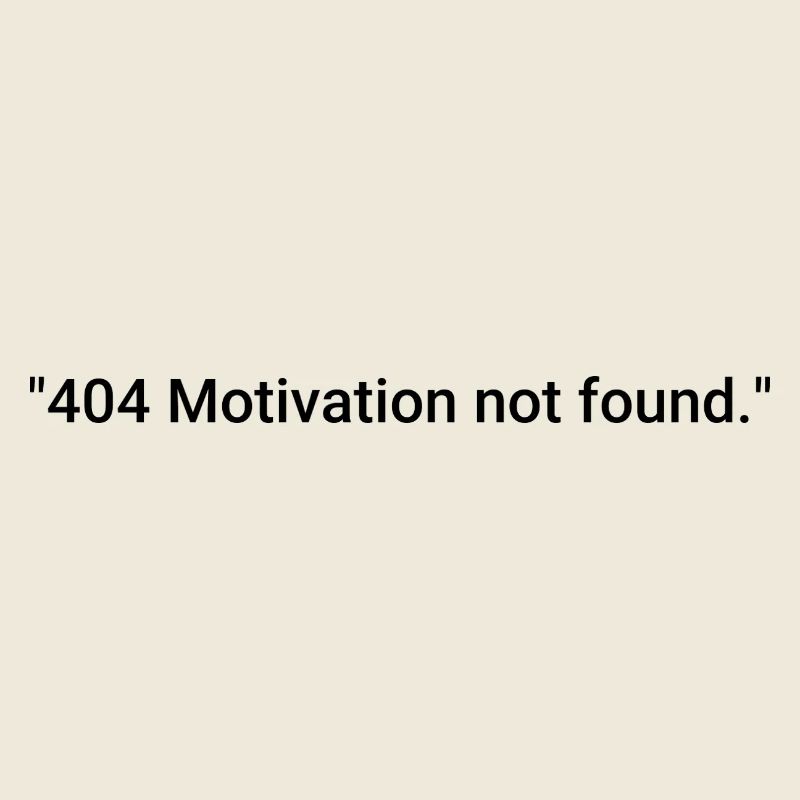 404 Motivation introuvable.