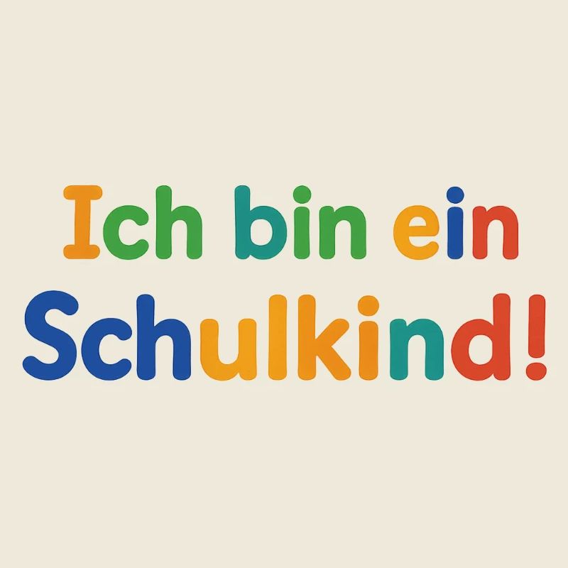 Ich bin ein Schulkind! 