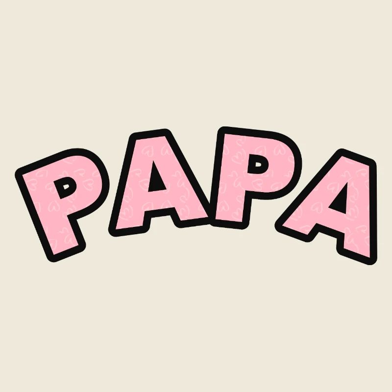 Imprimé de Cœurs de Papa