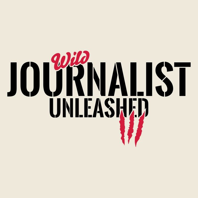 Journaliste sauvage déchaîné