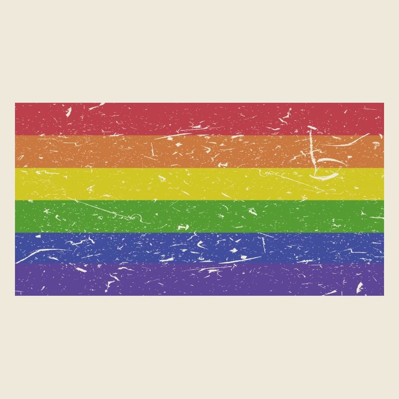 Rainbow Flag Vintage LGBT