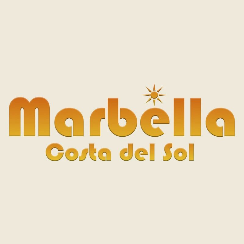 Marbella Costa del Sol-Sunburst Texte
