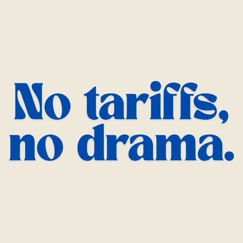 Pas de tarifs, pas de drame.