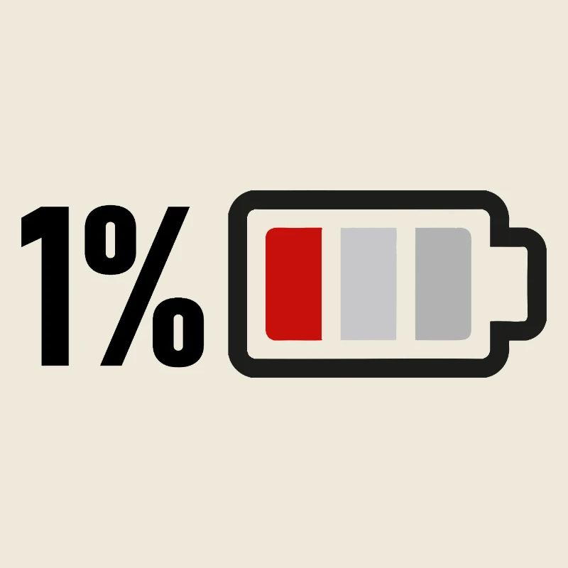 Leere Batterie
