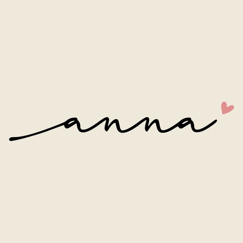Nom cursif d’Anna