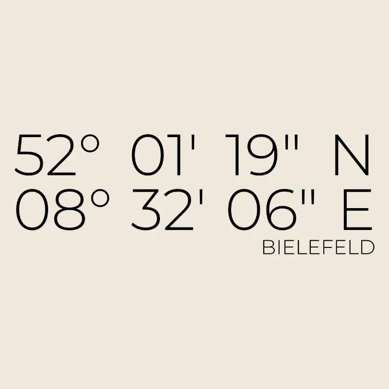 Coordinates Bielefeld