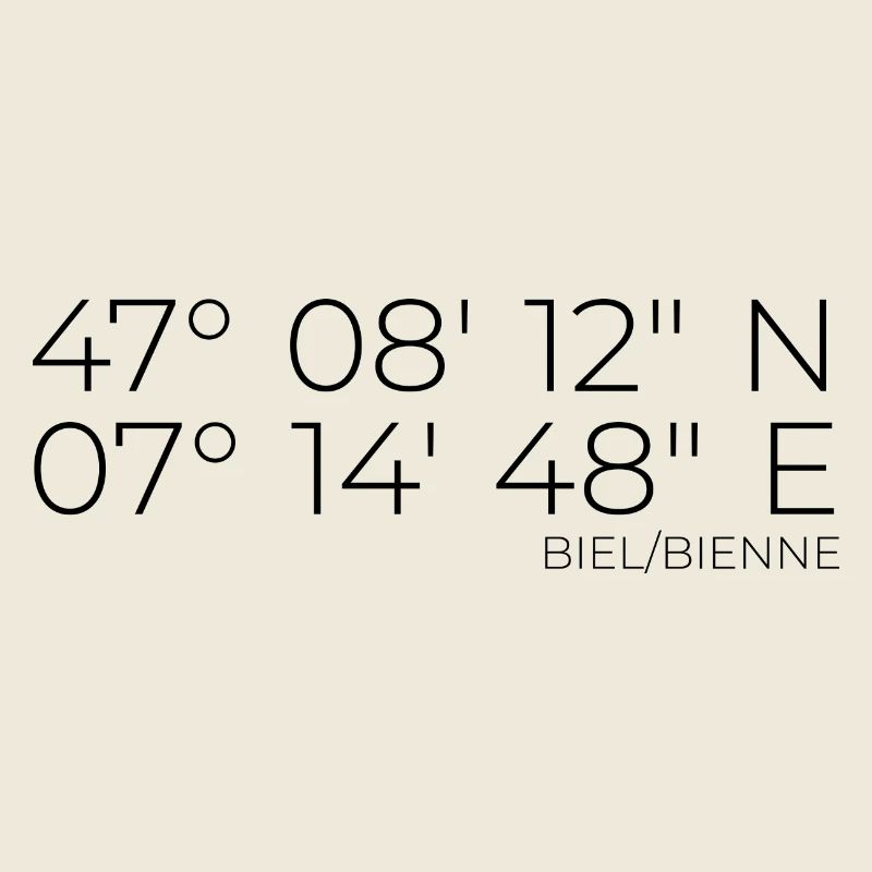 Coordonnées Bienne Bienne Suisse