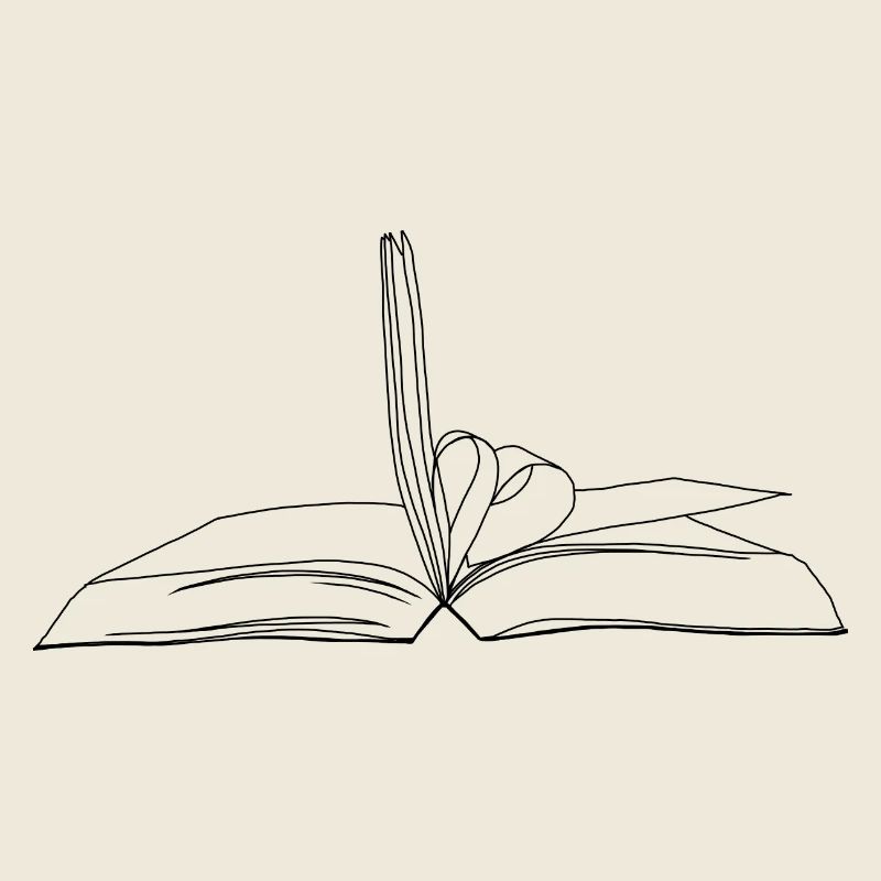 Buch mit Herz